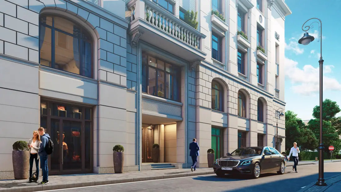Classic street façade